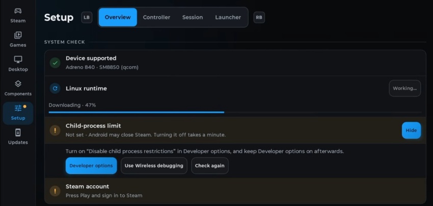 DroidDeck: SteamOS on your Android device with Adreno GPU - ELSATE.com